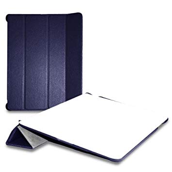 PURO iPad2用フラップカバー BOOKLET COVER IPAD 2 W/MAGNET STAND UP ECO-LEATHER BLUE IPAD2ZETABLUE ゆうパケット発送 送料無料 代引不可