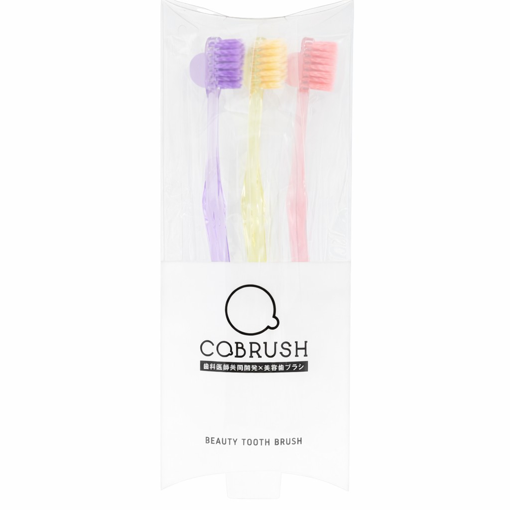 美容 歯ブラシ COBRUSH コブラシ オーラルケア マッサージ 《3本セット》 フェイスケア[定形外郵便、送料無料、代引不可]