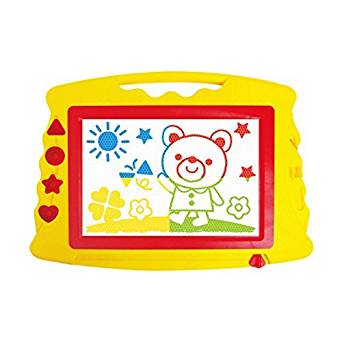何度でも描ける お絵かきボードマグネットペン付き「カラフル」お絵かきボードL クリスマス 子供 玩具 (一部地域を除く)