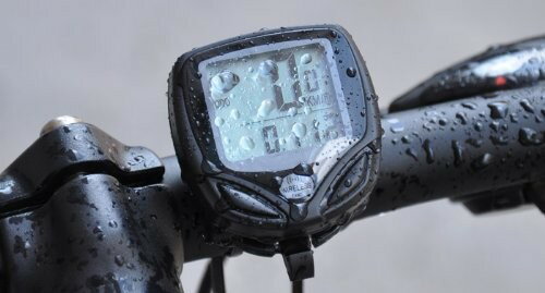 自転車用 防水 ワイヤレスサイクルコンピューター 距離 速度 時間[定形外郵便、送...