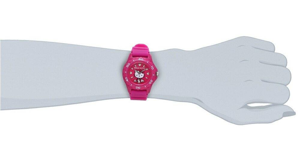 シチズン CITIZEN Q&Q 腕時計 Hello Kitty (ハローキティ) ダイバー アナログ表示 10気圧防水 ピンク VQ75-430 レディース[時計][ギフト][定形外郵便、送料無料、代引不可]