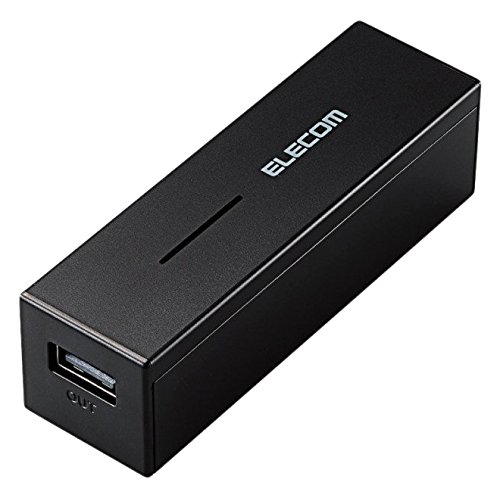 エレコム モバイルバッテリー 急速充電 3000mAh 1.5A USBポート×2 ブラック DE- ...