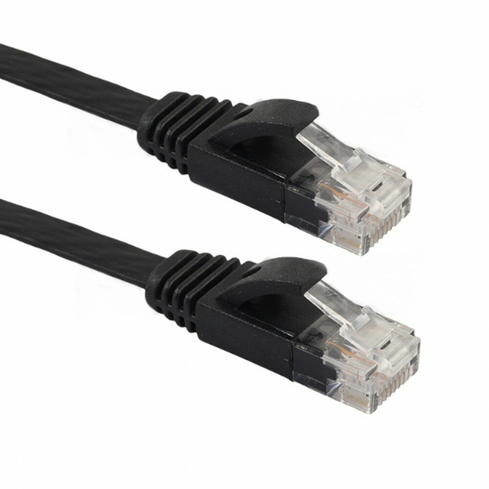 カテゴリ6 フラットLANケーブル 《5m》　RJ45 薄型 CAT6 LANケーブル[ゆうパケット発送、送料無料、代引不可]