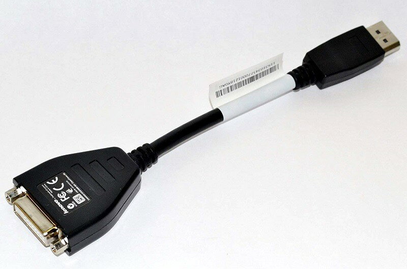 ［未使用品］Lenovo 43 N9160 ディスプレイポート to DVIアダプタ[ケーブル類][ ...