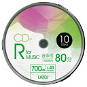 CD-R 80min for MUSIC 1-40{Ή 1L^p zCgChΉ 10g XshP[X L-MCD10P[`OXցAAs]