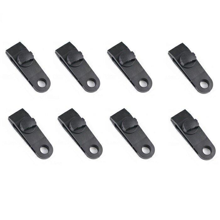 タープ用 テントクリップ 8個セット テント タープクリップ アウトドア キャンプ[ゆうパケット発送、送料無料、代引不可]のサムネイル