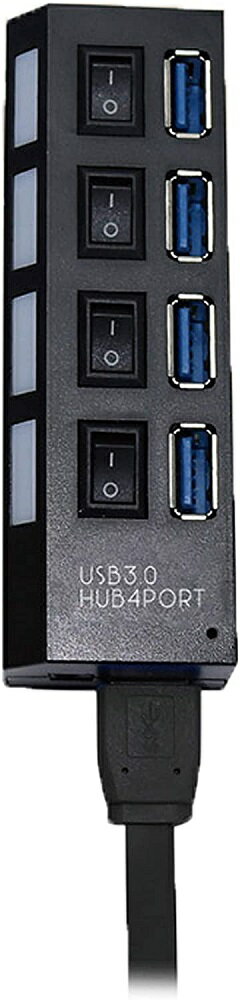 マクロス USB 電源タップ 3.0 HUB 4ポー