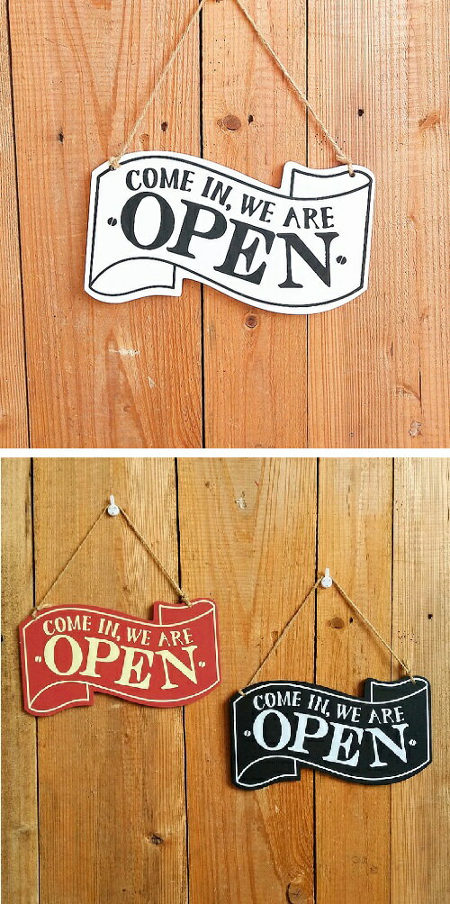 サインプレート OPEN&CLOSED 《ブラ...の紹介画像2