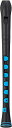 NUVO ヌーボ プラスチック製管楽器 Recorder+ ソプラノリコーダー ジャーマン式 《ブラック/ブルー》 Black/Blue N320RDBBL[定形外郵便、送料無料、代引不可]