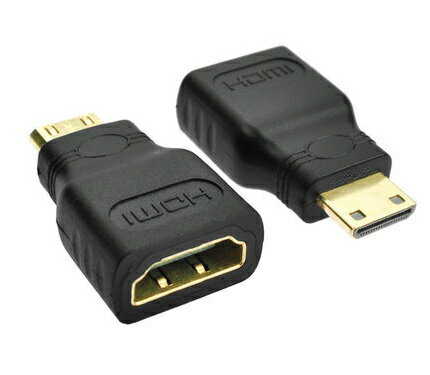 変換アダプタ HDMI(メス) - mini HDMI(オス) HDMI to ミニHDMI 変換アダプター コネクタ