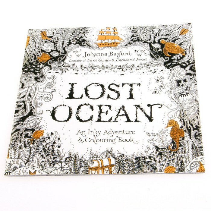 塗り絵 LOST OCEAN 商　品　説　明 「大人の塗り絵」はストレス解消や自律神経を整える効果が注目されています。 絵を見て配色を考え、塗ることに集中することで脳が活性化されストレスから開放されると考えられています。 商　品　仕　様 ページ数 24P(24絵柄) 本体サイズ 18.5×18.5cm 保　証　に　つ　い　て この商品には、メーカー保証がございません。 初期不良品の場合のみ、商品到着から1週間以内であれば弊社で対応いたしますので、ご連絡ください。 注　意　事　項 ●こちらの商品は、新品です。 ●モニター環境により、実際のカラーと異なって見える場合がございます。　 ※商品の発送は定形外郵便での発送となります。（代引支払は不可、荷物の追跡不可）※この商品は運送便の都合上、化粧箱を外して簡易包装で発送する場合がございます。プレゼント用にご購入される場合はご注意願います。＜定形外郵便に関する注意事項＞ 　　・ 定形外郵便に関しては基本的にポストに投函する為、 配達時に何らかのトラブル等が有り、万一、購入された商品が配送事故・紛失・破損等によりお手元に届かない場合でも弊社は責任を負いかねますので予めご了承下さい。（配送中の事故等は、免責とさせて頂きます。） 　　・ 定形外郵便に関しては代金引換払い及び時間指定サービスはご利用頂けません。 　　・ 通常便と比べると到着までに時間がかかります。 　　・ 伝票番号による荷物の追跡を行うことはできません。