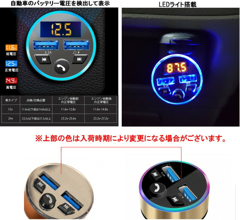 売り込み FMトランスミッター Bluetooth5.0 USB2ポート カーチャージャー 《ゴールド》 音楽再生 電圧計 シガーソケット スマホ 合計3.1A 急速充電 車載 定形外郵便 送料無料 代引不可 olvacompras.com 売り込み FMトランスミッター Bluetooth5.0 USB2ポート カーチャージャー 《ゴールド》 音楽再生 電圧計 シガーソケット スマホ 合計3.1A 急速充電 車載 定形外郵便 送料無料 代引不可 olvacompras.com