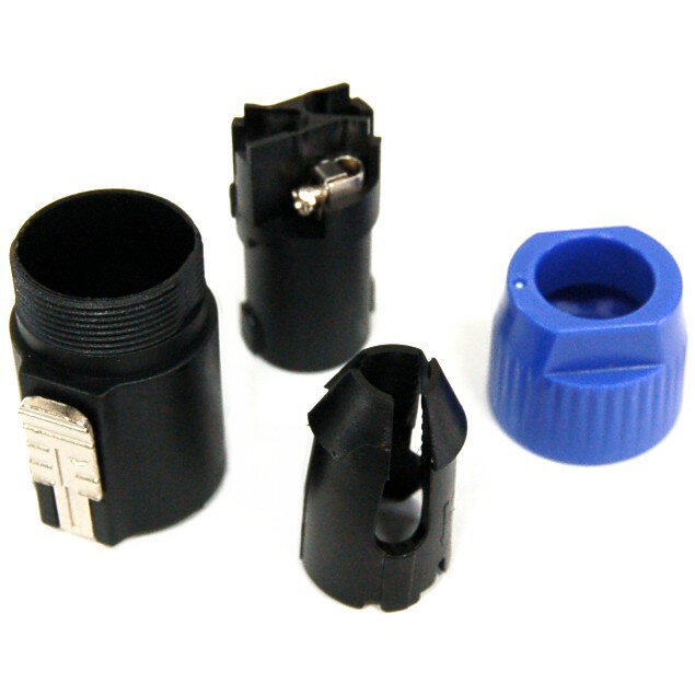 4芯 スピーカー用ケーブルコネクター スピコン ケーブルヘッド プラグ[定形外郵便、送料無料、代引不可]