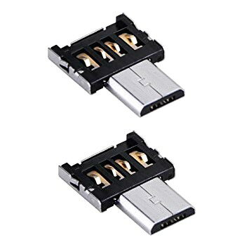 乐天商城 - スマートオペレーション 2台セット スマホ MicroUSB OTG 変換アダプタ[定形外郵便、送料無料、代引不可]