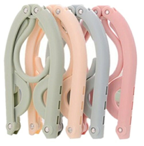 携帯用 折りたたみハンガー 4本セット 旅行ハンガー 携帯ハンガー 物干し[定形外郵便、送料無料、代引不可]