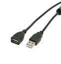 USB2.0 延長ケーブル 5m USBオス-メス ブラック USBケーブル ゆうパケット発送 送料無料 代引不可