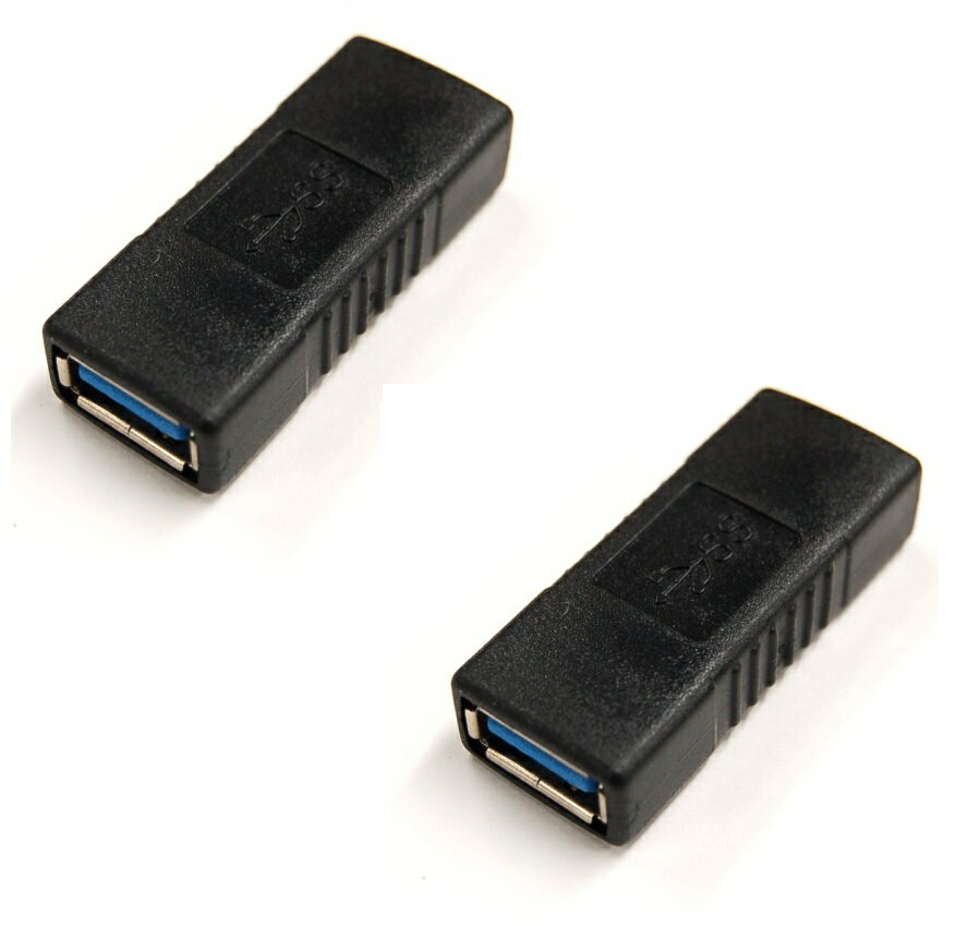 USB3.0 �Ѵ������ץ��� 2�ĥ��åȡԥ֥�å��� USB3.0 A(�᥹)-USB3.0 A(�᥹) ��Ĺ �����ץ���[�����͹�ء�����̵��������Բ�]