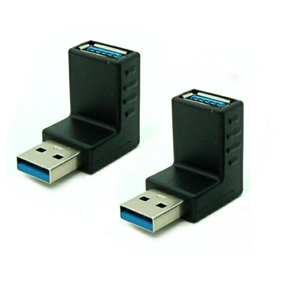 USB3.0 L型アダプタ 上向き2個セット 商　品　説　明 オス to メス（AM to AF）L字型設計のUSB 3.0 変換アダプタです。 L字型で、USB設備の接続方向を変更し、 狭いスペースまたは塀の角のところにもUSB3.0ケーブルを楽に使えます。（USBケーブルを別売りです） 本USB 3.0 切替器は高速転送規格 USB3.0 なので、 最大転送速度5Gbps（USB2.0の10倍）に対応します。転送時間もかなり短縮できます。 互換性は強く、下位互換性もあり、USB 2.0 、1.1 にも対応しています。 データの双方向転送もサポートします。 無酸素銅線を採用し、遮蔽効果が良いし、 外部ノイズを干渉し、伝送効果が優れています！ 小型デザインで、持ち運びしやすいUSB 3.0 変換コネクタです。 取り付け簡単で、ホットプラグも対応でき、ドライバーは不要、挿すだけすぐ使えます。 ※輸入品の為、基本的に日本語説明書は付属しておりません。 商　品　仕　様 セット数 上向き2個セット 保　証　に　つ　い　て ■メーカー保証なし 記載の注意事項を除く初期不良品の場合のみ、商品到着から1週間以内のみ対応いたします。 ご到着後はお早めに商品状態をご確認ください。 注　意　事　項 ●こちらの商品は、新品です。 ●モニター環境により、実際のカラーと異なって見える場合がございます。 ※商品の発送は定形外郵便での発送となります。（代引支払は不可、荷物の追跡不可）※この商品は運送便の都合上、化粧箱を外して簡易包装で発送する場合がございます。プレゼント用にご購入される場合はご注意願います。＜定形外郵便に関する注意事項＞ 　　・ 定形外郵便に関しては基本的にポストに投函する為、 配達時に何らかのトラブル等が有り、万一、購入された商品が配送事故・紛失・破損等によりお手元に届かない場合でも弊社は責任を負いかねますので予めご了承下さい。（配送中の事故等は、免責とさせて頂きます。） 　　・ 定形外郵便に関しては代金引換払い及び時間指定サービスはご利用頂けません。 　　・ 通常便と比べると到着までに時間がかかります。 　　・ 伝票番号による荷物の追跡を行うことはできません。