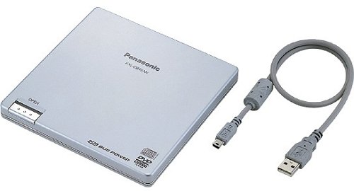 [中古品]Panasonic DVD-ROM&CD-R/RWドライブ KXL-CB45AN miniUSBケーブル+ACアダプタ付属 [FDD・光学ドライブ]【中古…