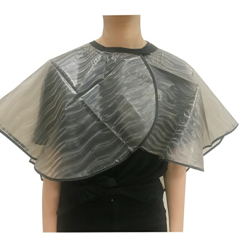 毛染めケープ ヘアエプロン 染髪 ヘアカラー 80x80cm 業務用 サロン 高耐久[ゆうパケット発送、送料無料、代引不可]