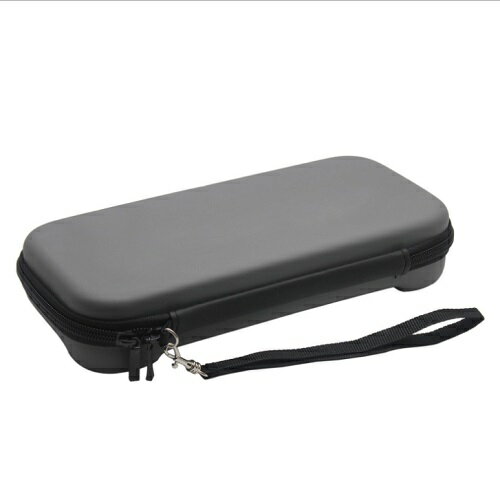 Nintendo Switch 収納保護ポーチ 《グレー》 ストラップ付き 任天堂 スイッチ ケース[定形外郵便、送料無料、代引不可]