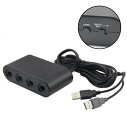 GCコントローラー 接続タップ Switch/WiiU/PC用 ゲームキューブ コントローラ ニンテンドースイッチ GAME CUBE TURBO連射[定形外郵...