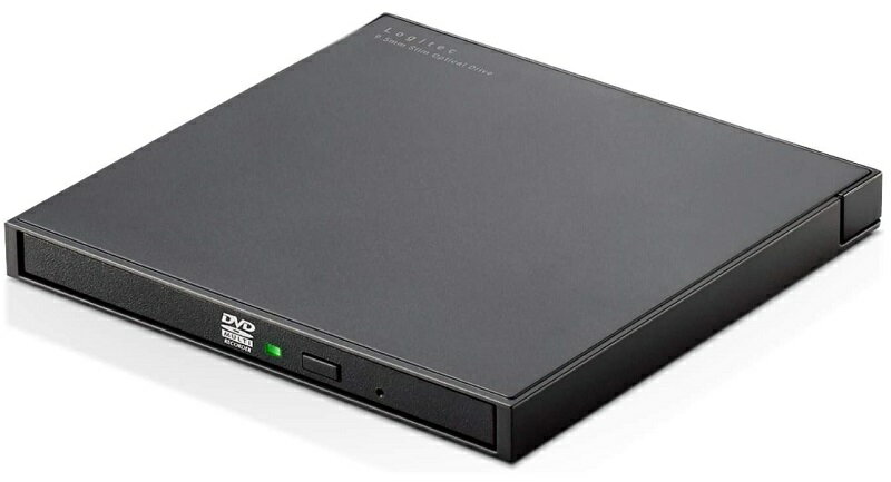 ロジテック 外付け ポータブルDVDドライブ USB2.0 デスクトップパソコン対応 CyberLink Power2Go8 for DVD付 LDR-PWB8U2LBK/E[送料無料(一部地域を除く)]