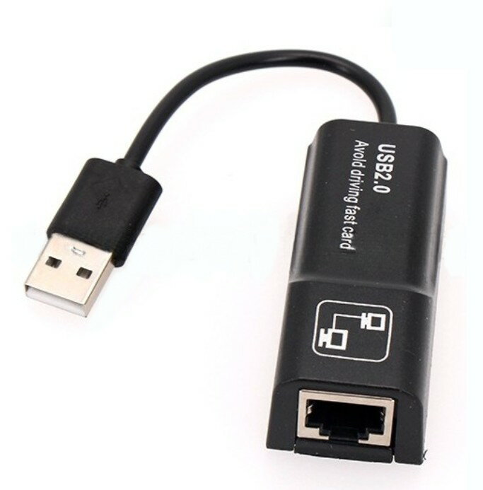 USB2.0 有線LANアダプター 10/100Mbps LAN変換アダプター イーサネットアダプタ USB2.0 to RJ45[定形外郵便、送料無料、代引不...