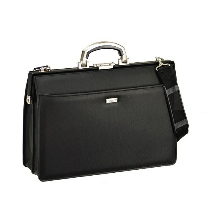 Other - HR★☆ ダレスバッグ ビジネスバッグ B4 合皮 日本製 豊岡製鞄 22302-01 黒[送料無料(一部地域を除く)]