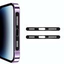 スマホスピーカー ダストガード 2個セット 《ブラック》 iPhone12/13/14/15 用 防塵 カバー ホコリ防止 シール[定形外郵便、送料無料、代引不...