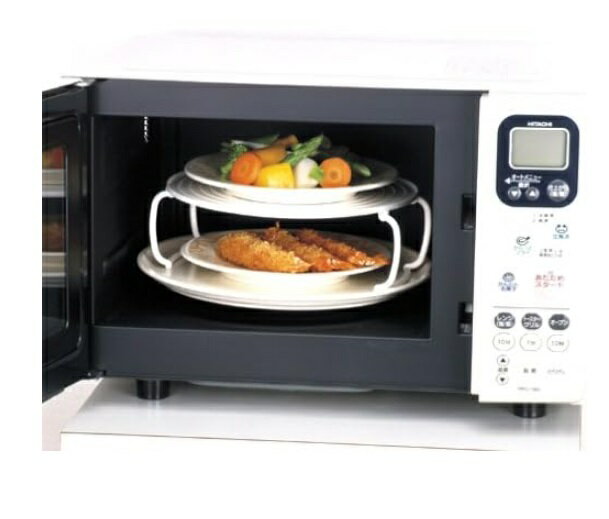 ヨシカワ 電子レンジ専用 2段重ね棚 一積二調S P1175[送料無料(一部地域を除く)]