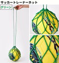 サッカーボールネット トレーニング用 (緑) ボールバッグ リフティング練習 持ち運び 収納 部活 試合 学校 練習用 子供 大人[定形外郵便、送料無料、代引不...