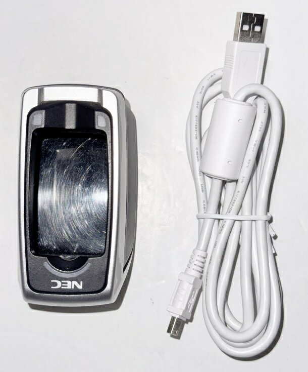 【HY】【中古】【美品】NEC USB2.0非接触型指ハイブリッドスキャナ 指ハイブリッド認証 (NEC独自方式) HS100-10[ゆうパケット発送、送料無料...