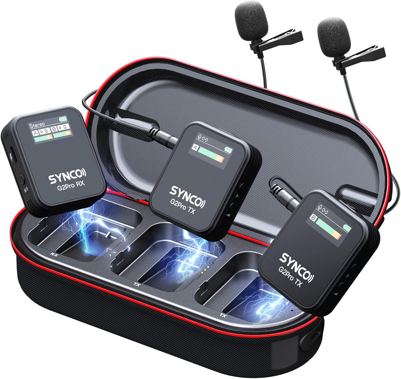 Rakuten - 【HY】【新品】SYNCO シンコ G2A2Pro ワイヤレスラベリアマイク デュアル 2.4GHz デジタルワイヤレスマイクシステム[送料無料(一部地域を除く)]