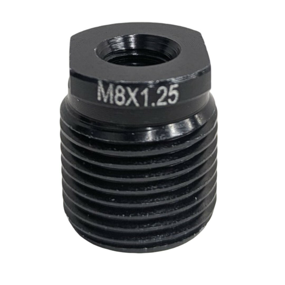 シフトノブ アダプター 黒 M8x1.25 車用 アルミ合金 交換用 内ネジ 外ネジ ネジ変換アダプ ...