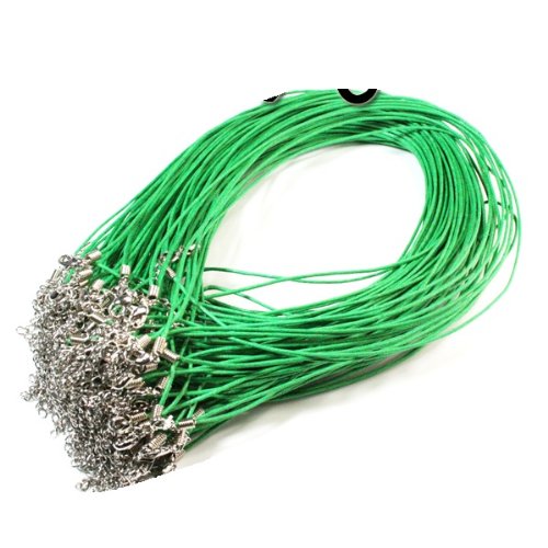 麻 ネックレスひも グリーン CW81379G [ファッション][ゆうパケット発送、送料無料、代引不可]