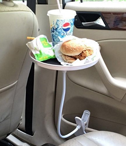 クリップ式 フレキシブル車載テーブル 《ホワイト》[送料無料(一部地域を除く)]のサムネイル