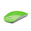 極薄 マウス 《グリーン》 無線 光学式ワイヤレスマウス 2.4GHz USB[その他PC][定形外郵便、送料無料、代引不可]