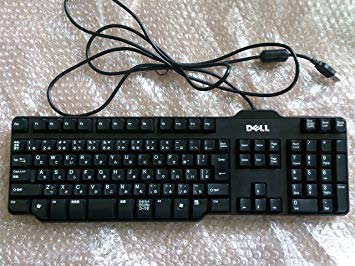 DELL USBキーボード L100/SK-8115 ブラック 109キー 排水機構搭載 [その他PC][消耗品]【中古】[送料無..