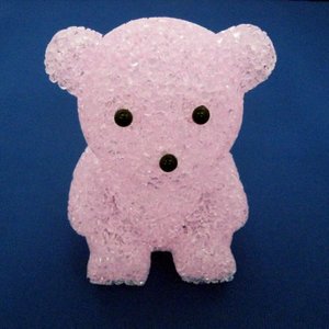 くま型LEDランプ[ピンク]◆かわいい熊さんのキャンドルライト 【500円～1000円】[照明][定形外郵便、送料無料、代引不可]