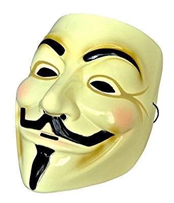 V for Vendetta ガイ・フォークス アノニマスマスク 0.5mm肉厚タイプ [面白][定形外郵便、送料無料、代引不可]