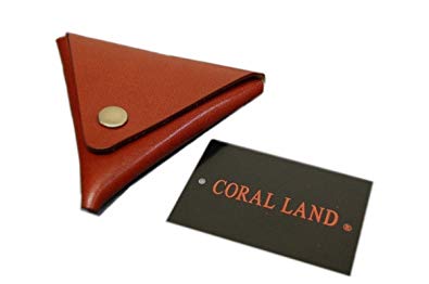 CORAL LAND(コーラルランド) 日本製/三角コインケース ブラウン 72169-09[バレンタイン][財布][ギフト][定形外郵便、送料無料、代引不可]