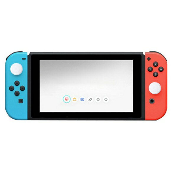 Nintendo Switch Joy-Conスティック用カバー 2個セット ホワイト キャップ 任天堂 Switch スイッチ