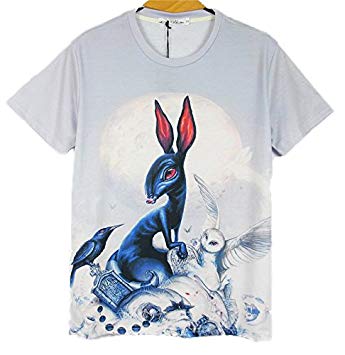 前衛芸術Tシャツ 《11 XXLサイズ》 サイケデリック 派手 プリント アート メンズ レディース[ゆうパケット発送、送料無料、代引不可]