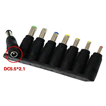 Rakuten - DCプラグ変換アダプター メス側 5.5mm / 2.1mm 8個セット[定形外郵便、送料無料、代引不可]