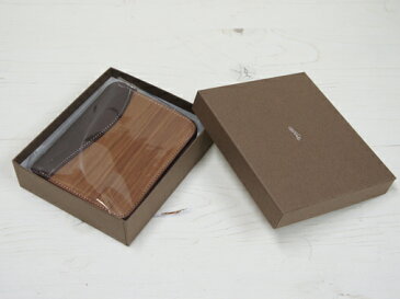 VARCO REAL WOOD ジップウォレット 財布 二つ折り 本革 革製 日本製 BOX型 小銭入れ 小銭入れあり ラウンドファスナー メンズ レディース 二つ折り財布 コンパクト かっこいい かわいい おしゃれ ブランド 可愛い