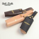 レザー キーケース（メンズ） 栃木レザー GOD FISH ゴッドフィッシュ GF-KC キーケース メンズ ヌメ革 上質 ブランド 日本最高峰 高級 磨き革 日本製 キーホルダー 40代 本革 取扱店 送料無料 栃木レザー 色が変わる 未使用 ギフト プレゼント 実用的 アメカジ