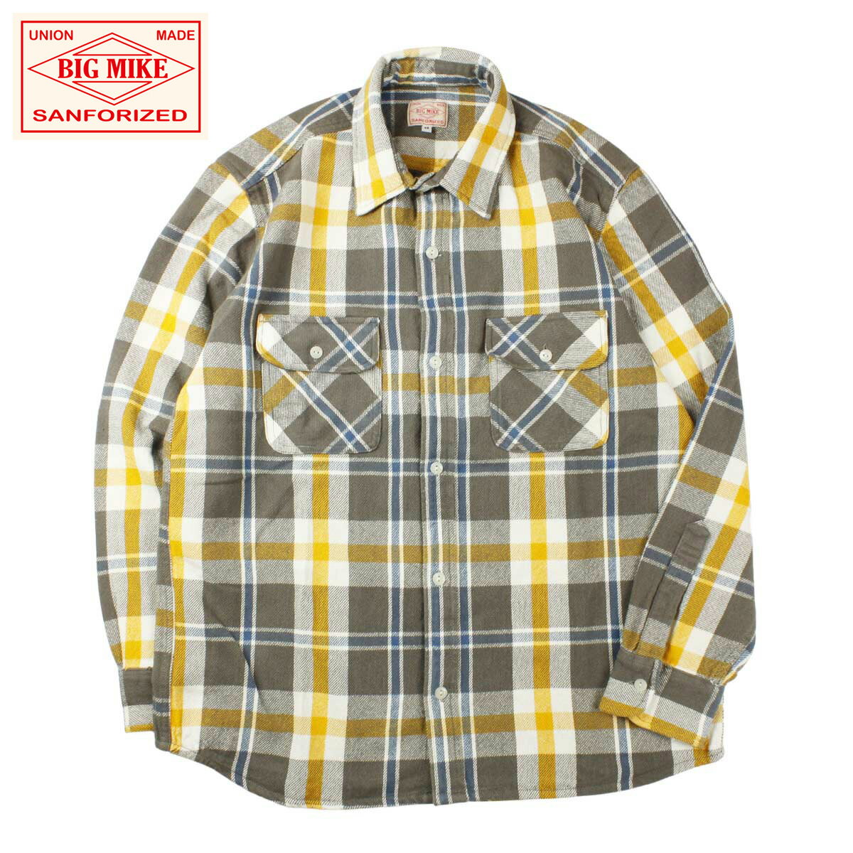 BIGMIKE rbO}CN 102135002 wr[EFCg lVc HEAVY FLANNEL SHIRTS AJW SSS 