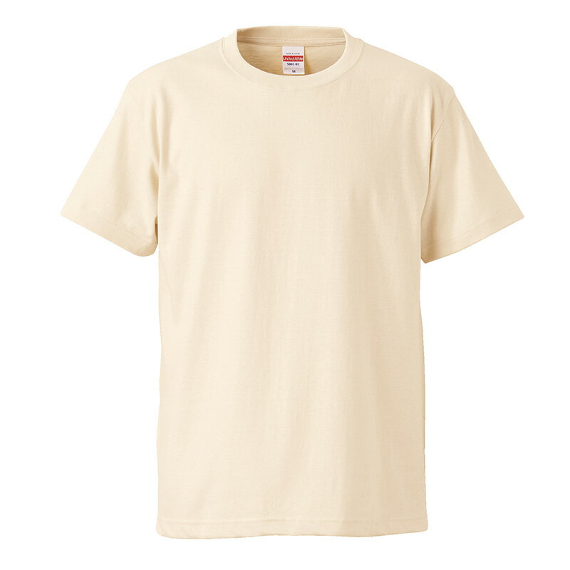 ヘビーオンス tシャツ 無地 Tシャツ メンズ 半袖 厚手 5.6oz ユナイテッドアスレ United Athle 5001-01 レディース 男性 女性 ブランド ポイント消化 【単色】 0019) ナチュラル メンズファッション トップス カットソー 40代 コーラル 【BPTR】