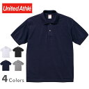 ポロシャツ 半袖 厚手 United Athle ユナイテッドアスレ 5543-01 6.0オンス ヘヴィーウェイト コットン メンズ ブランド ショートスリー...